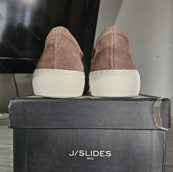 J/SLIDES "AZTEC TAUPE SUEDE" SIZE 6.5 - Picture 9 of 11